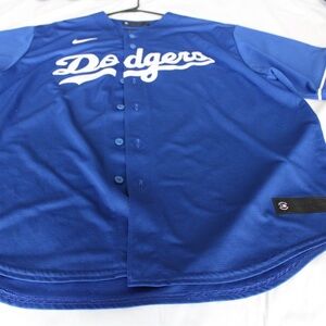 Blue Dodgers Baseball Jersey
